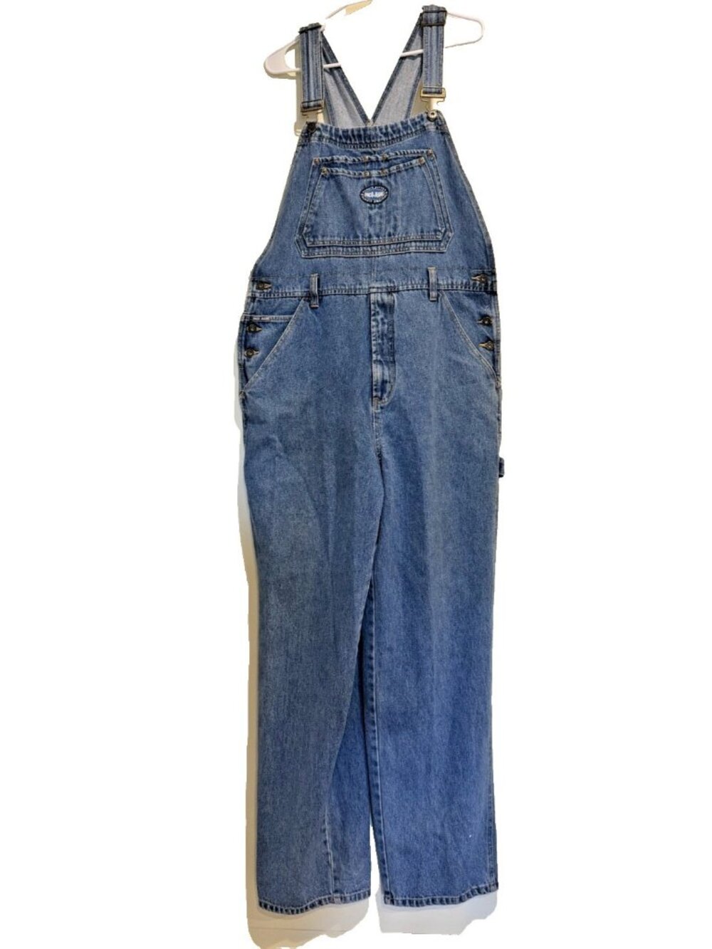 Vintage 90's Paco Jeans Size L Bib Carpenter Overalls Y2K 100% Cotton